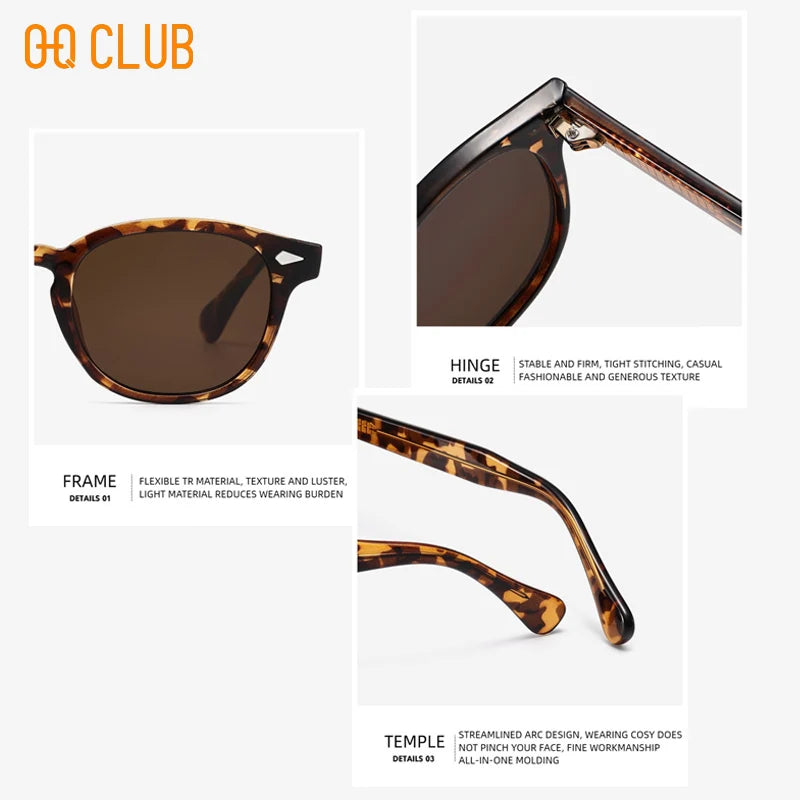 Óculos de Sol para Homem e Mulher Retro O-Q CLUB