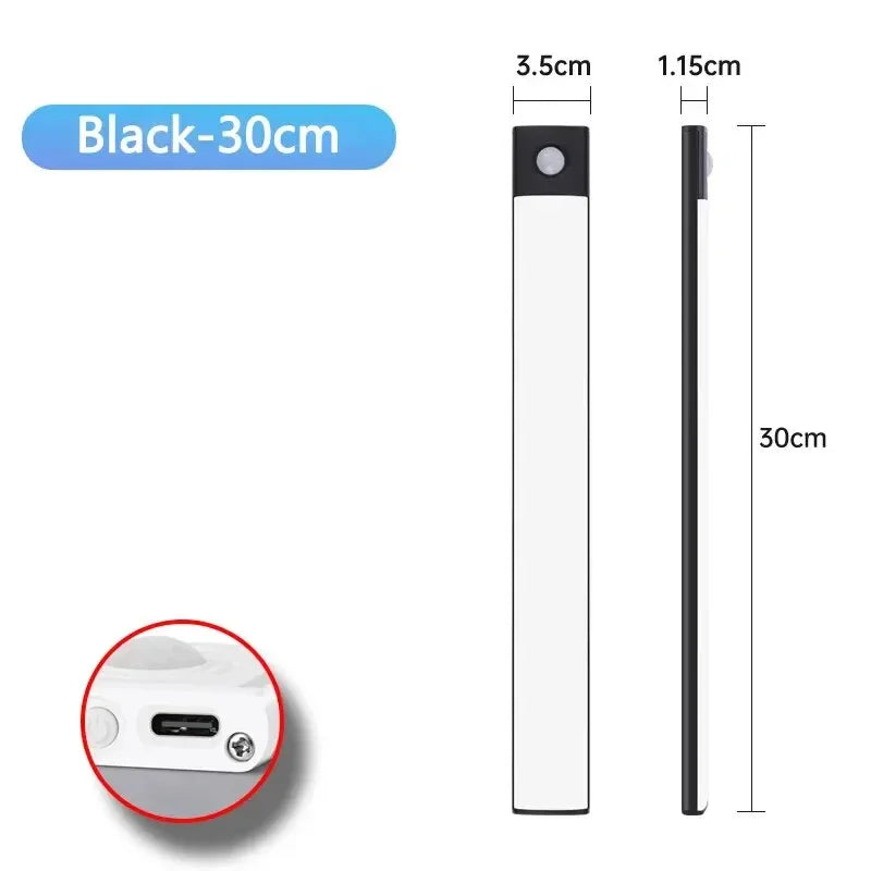 LED sem fio recarregável com sensor