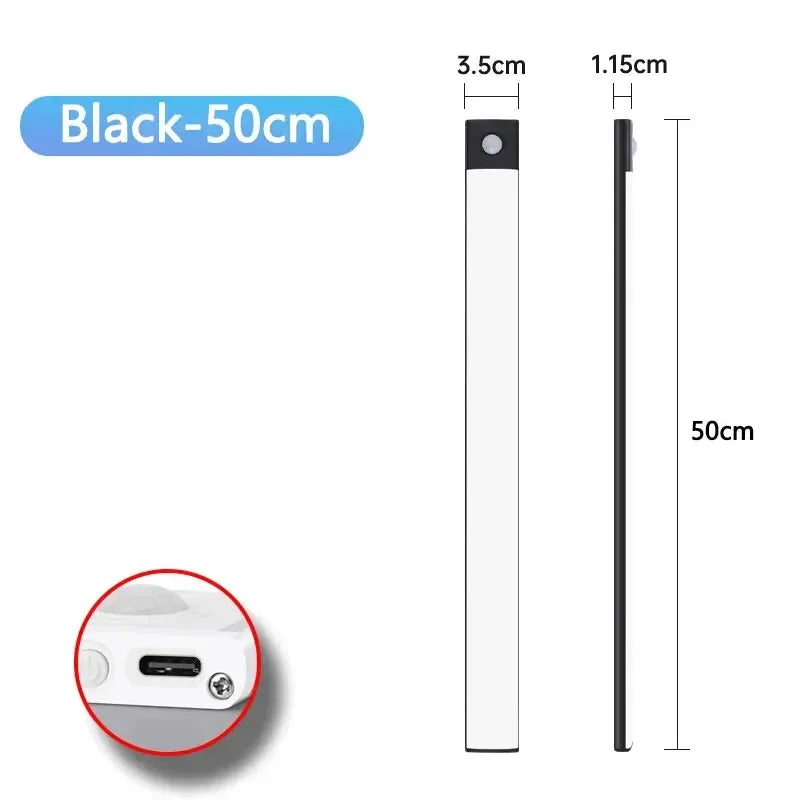 LED sem fio recarregável com sensor